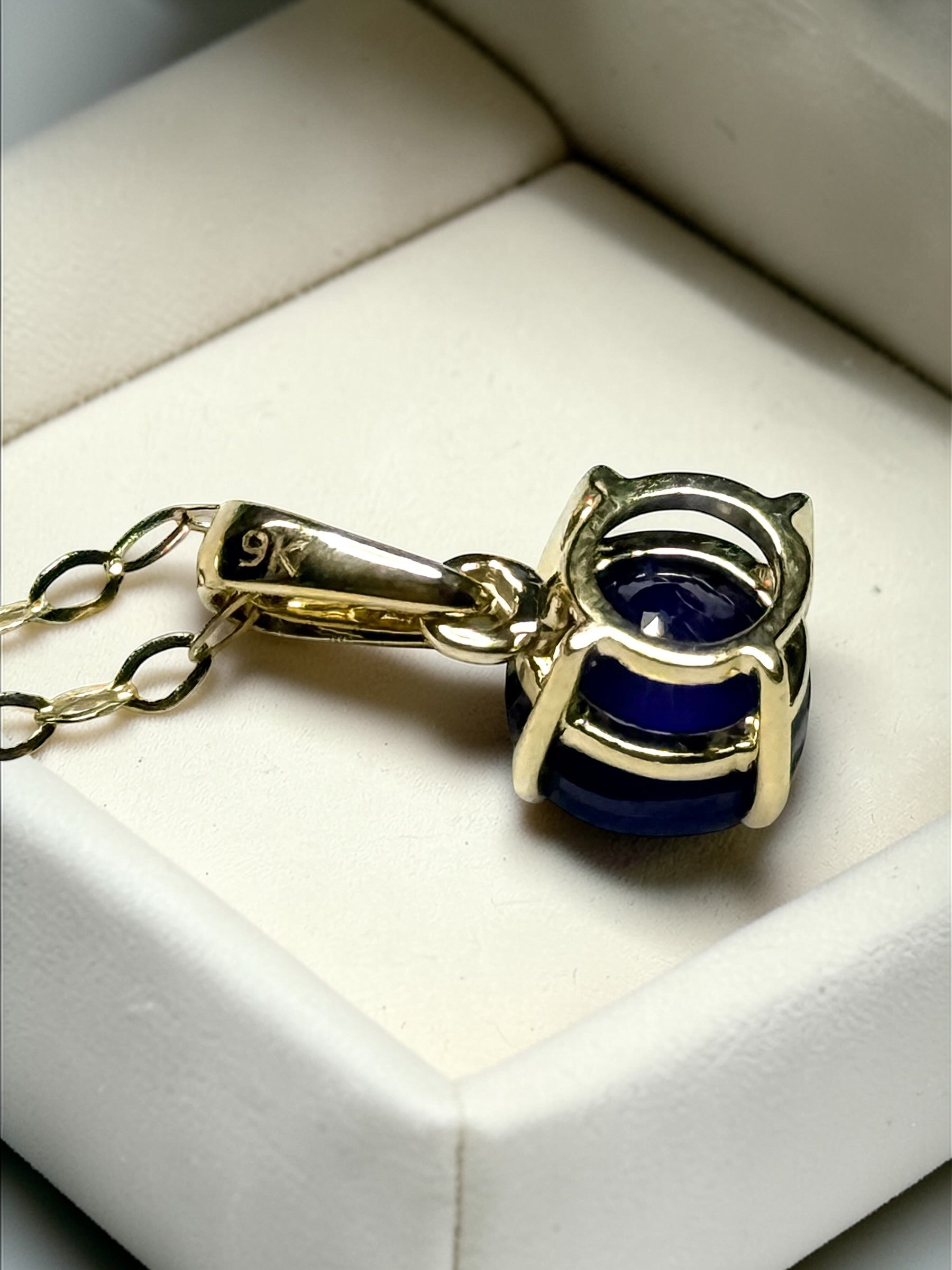 Opal, Ruby & Sapphire 9ct Gold Pendants & Chains