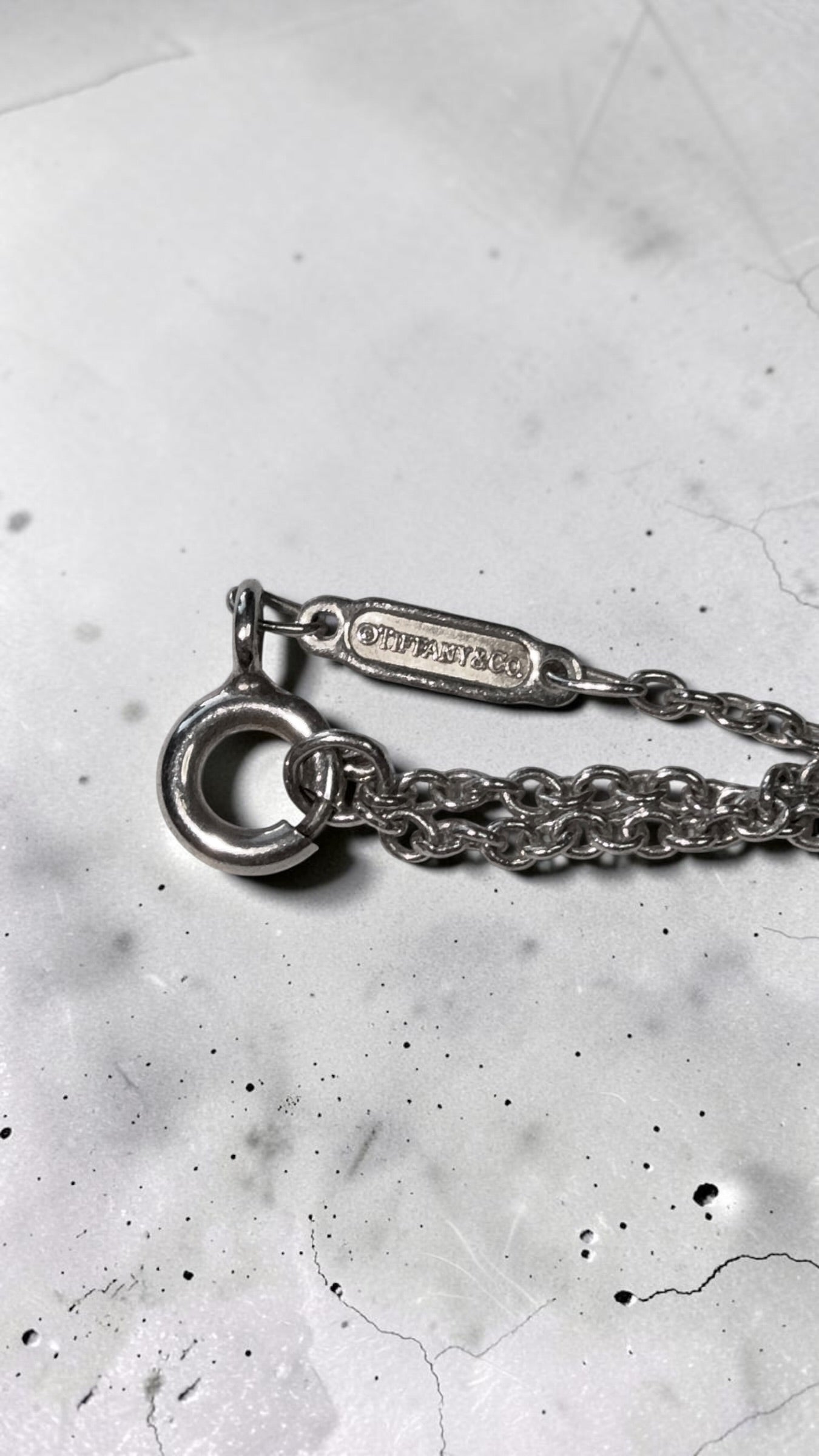 Rare Find Tiffany & Co Hardwear 8mm Ball Pendant Necklace 925 Silver 18 -20"