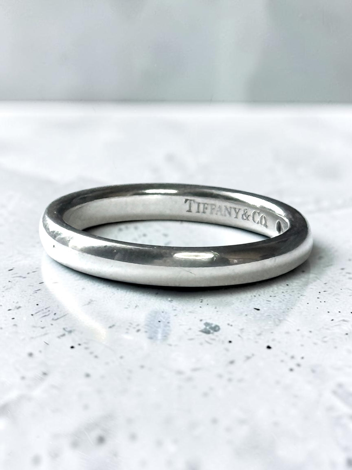 Tiffany & Co Elsa Peretti Sapphire 925 Stacking Ring Size K