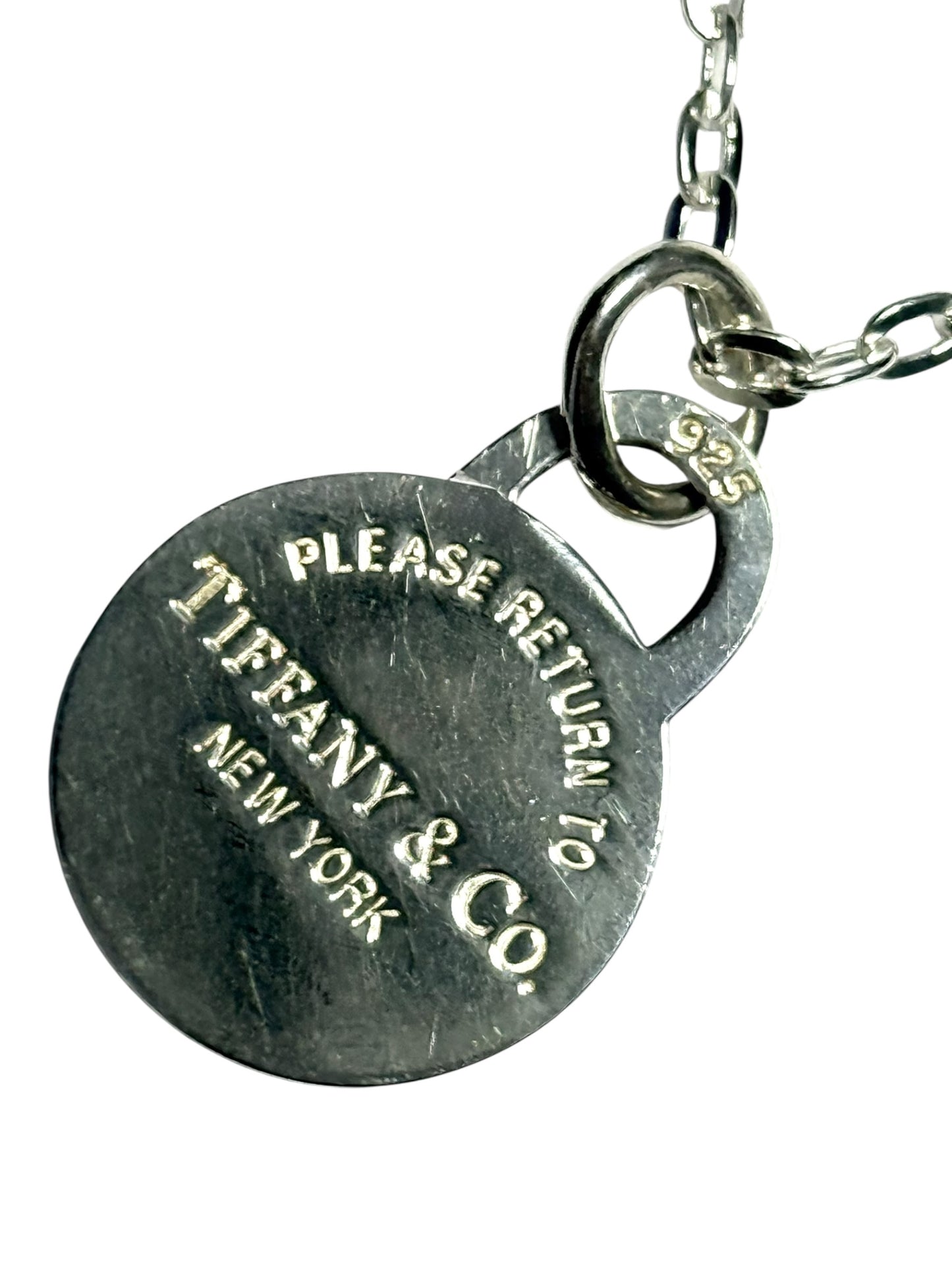 Tiffany & Co Return To Tiffany Pendant & Silver Chain
