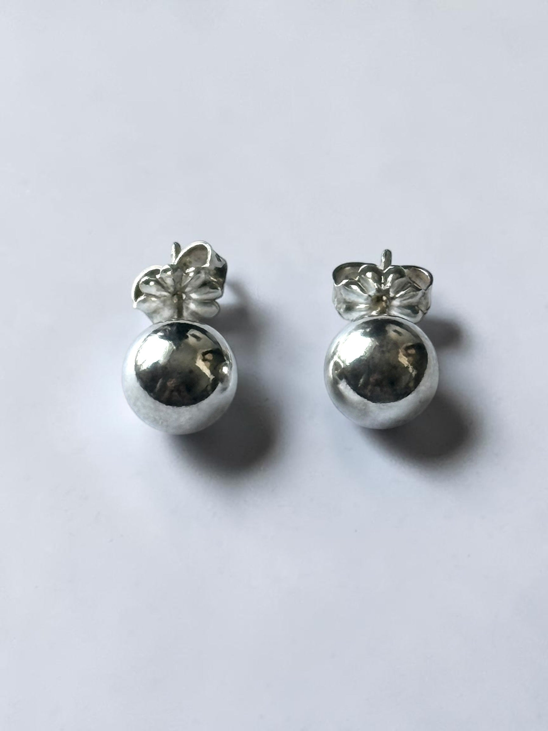 Tiffany and Co Sterling Hardwear 8mm Ball Earrings