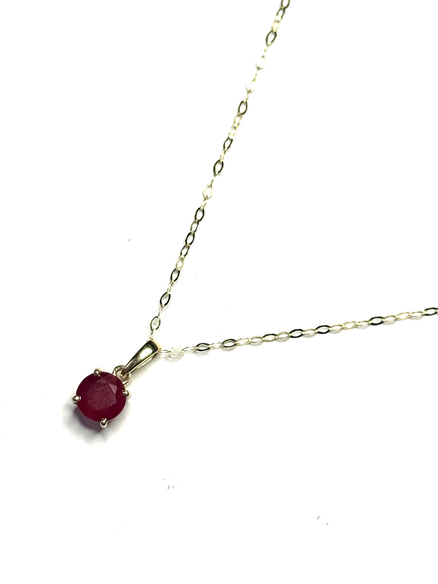 Opal, Ruby & Sapphire 9ct Gold Pendants & Chains