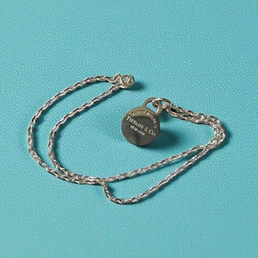 Tiffany & Co Return To Tiffany Pendant & Silver Chain