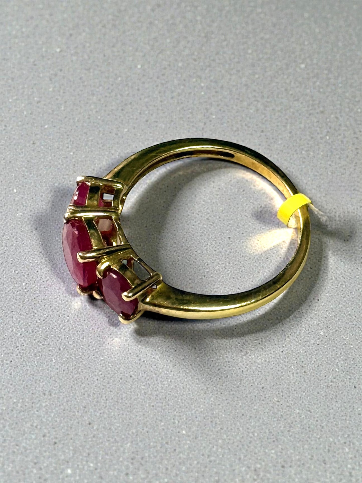 Trilogy 2.2ct Ruby GP 925 Ring Size Q