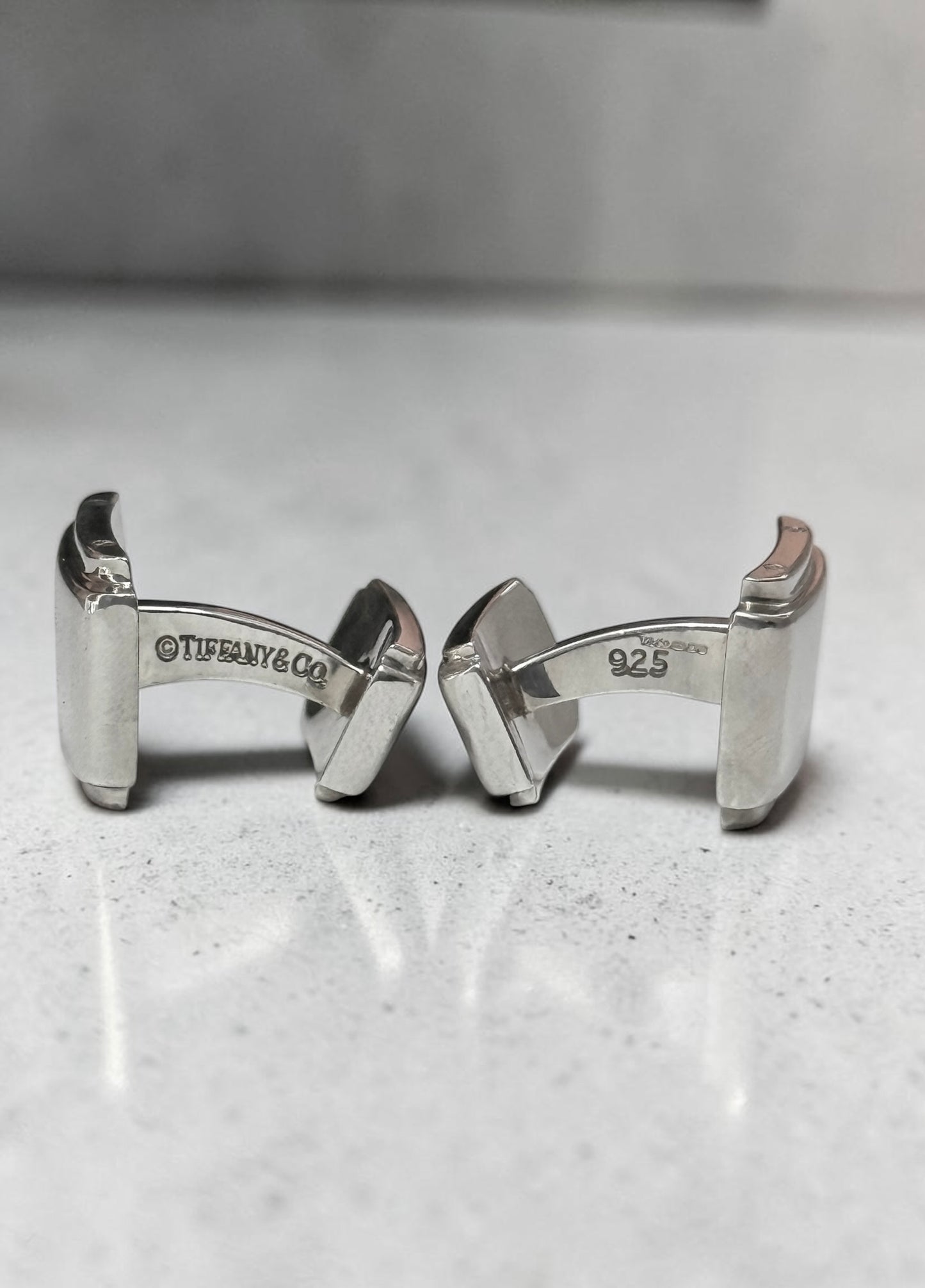 Lovely Gift Tiffany & Co Cufflinks 925 Silver Hallmarked