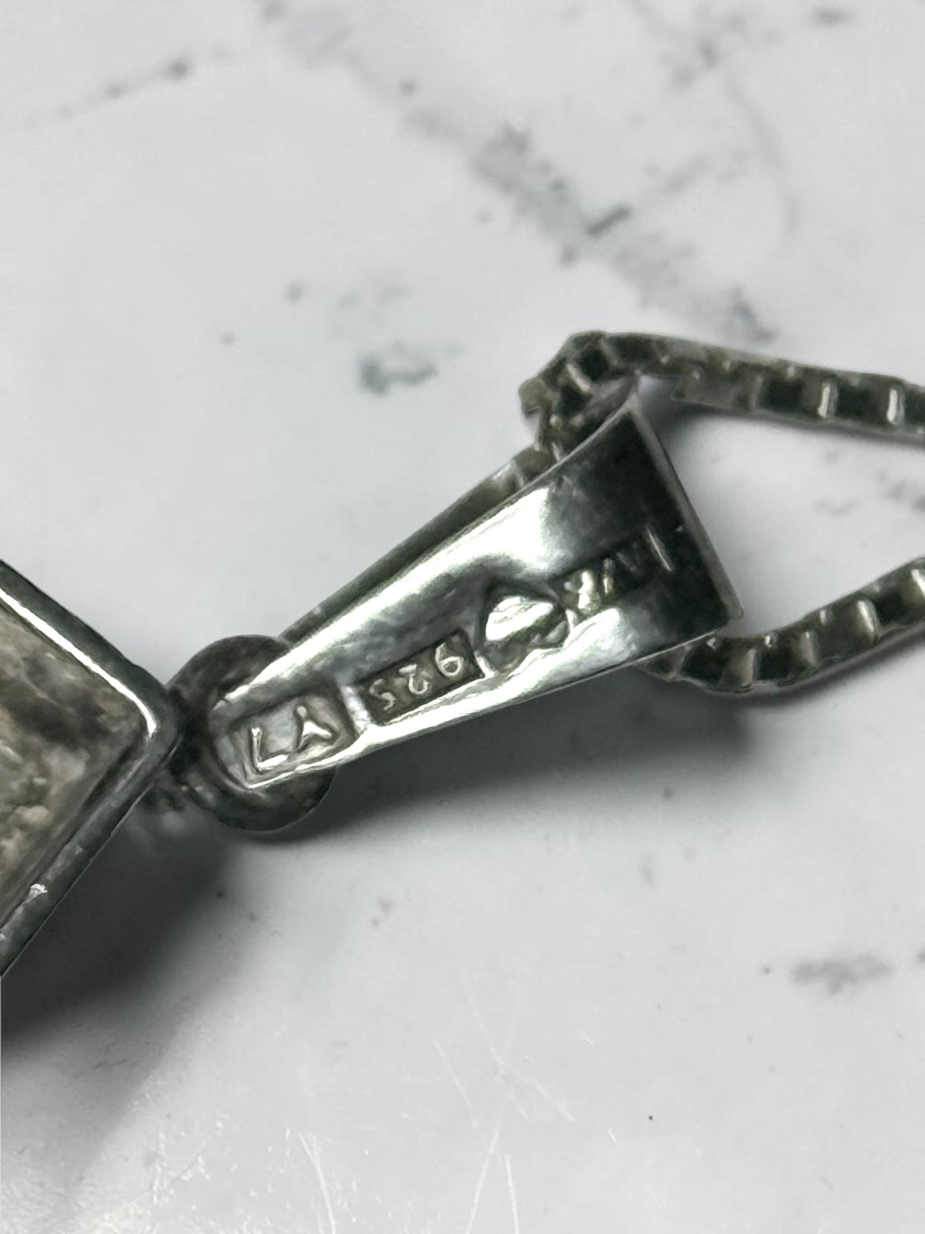 Vintage 1976 Finnish by Angelic Jewellery Topaz/Silver Pendant Collectors Piece