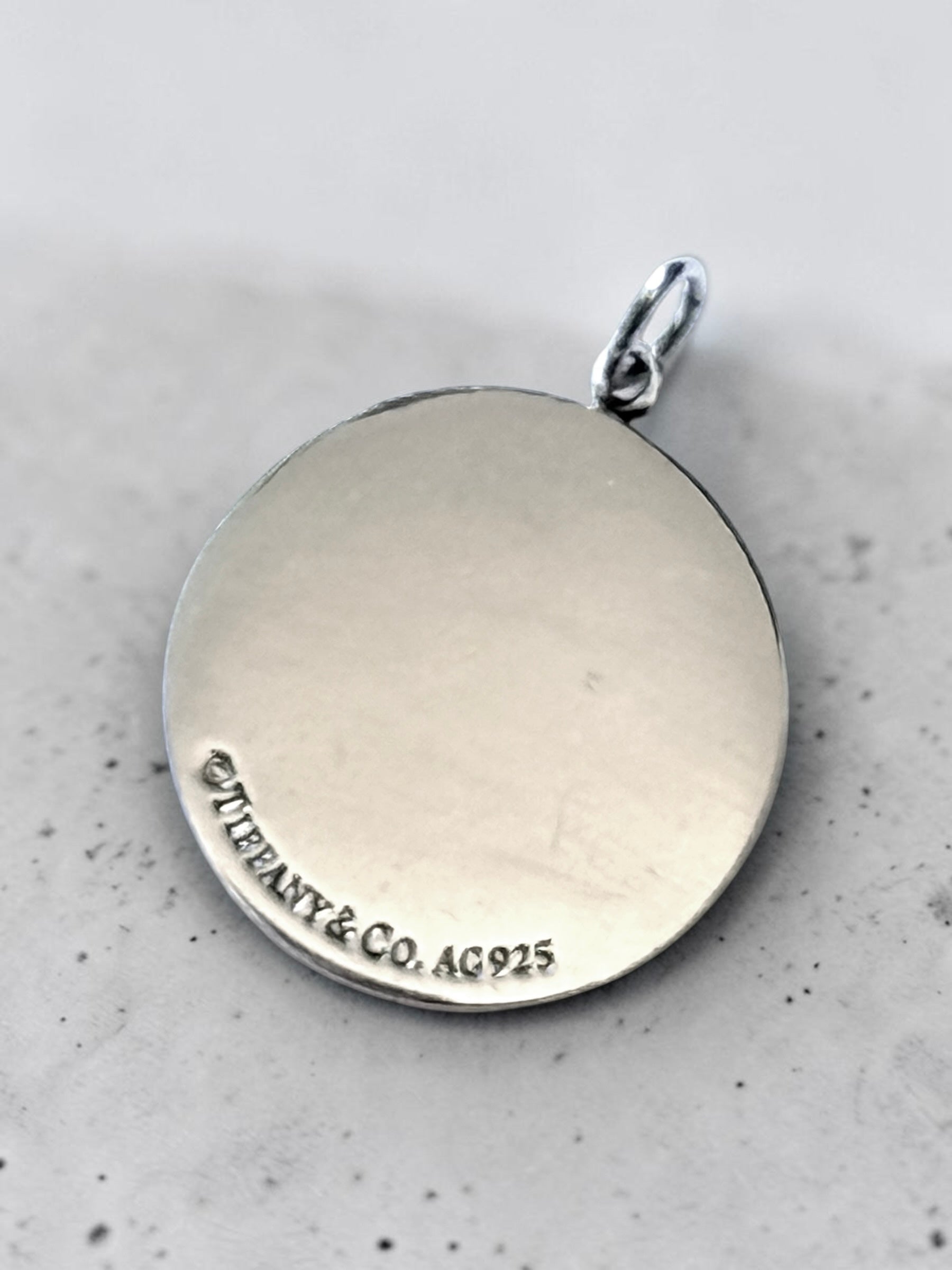 Tiffany & Co Round Initial D Pendant