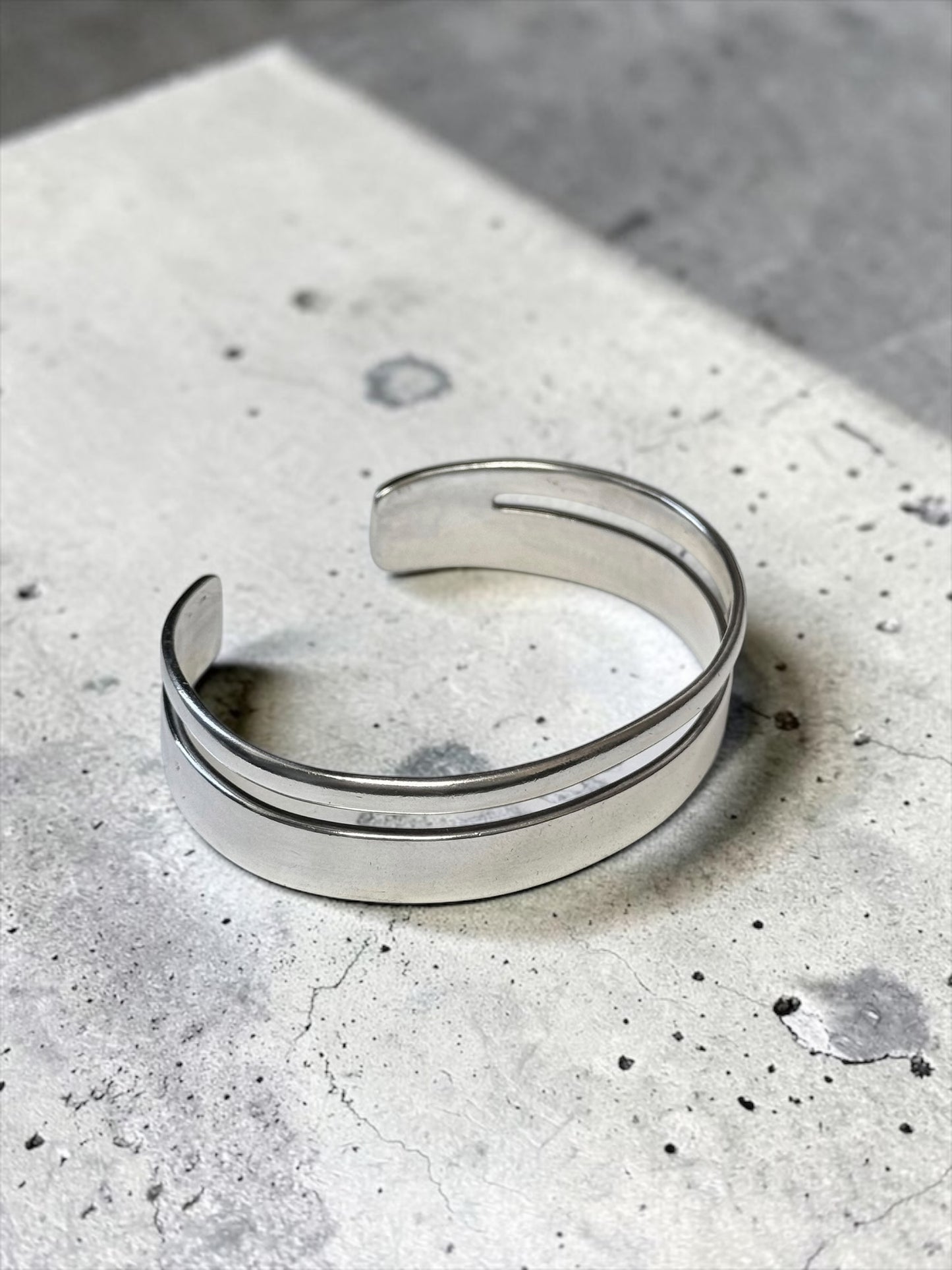 31g Sterling Silver 925 Bangle Size 7 1/2 " Adjustable