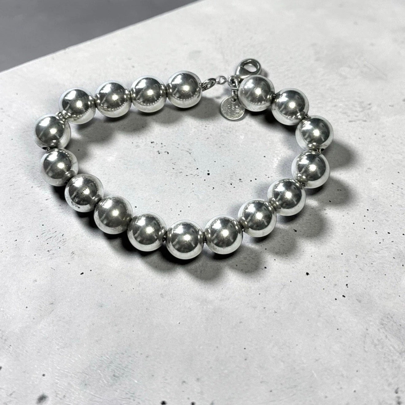Tiffany & Co Vintage Hardwear Ball Bracelet 7 1/2" Hallmarked