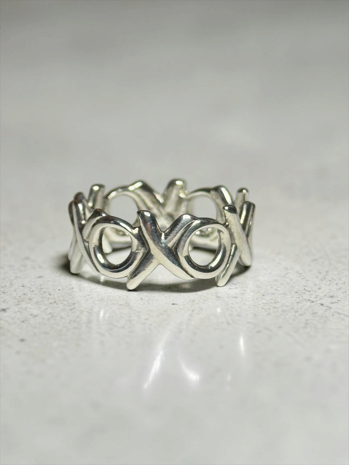 Tiffany & Co Paloma Picasso Hugs N Kisses 925 Silver Ring