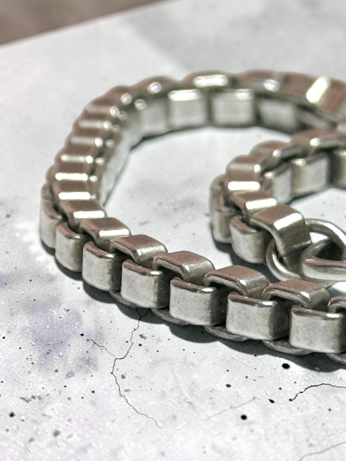 Vintage Tiffany & Co Silver Venetian Link Bracelet 7 1/2" Hallmarked