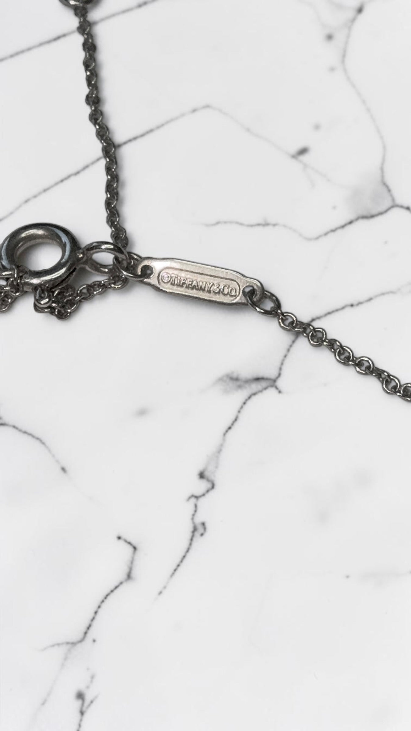 Tiffany & Co Infinity Eternal Pendant Necklace Sterling Silver 925