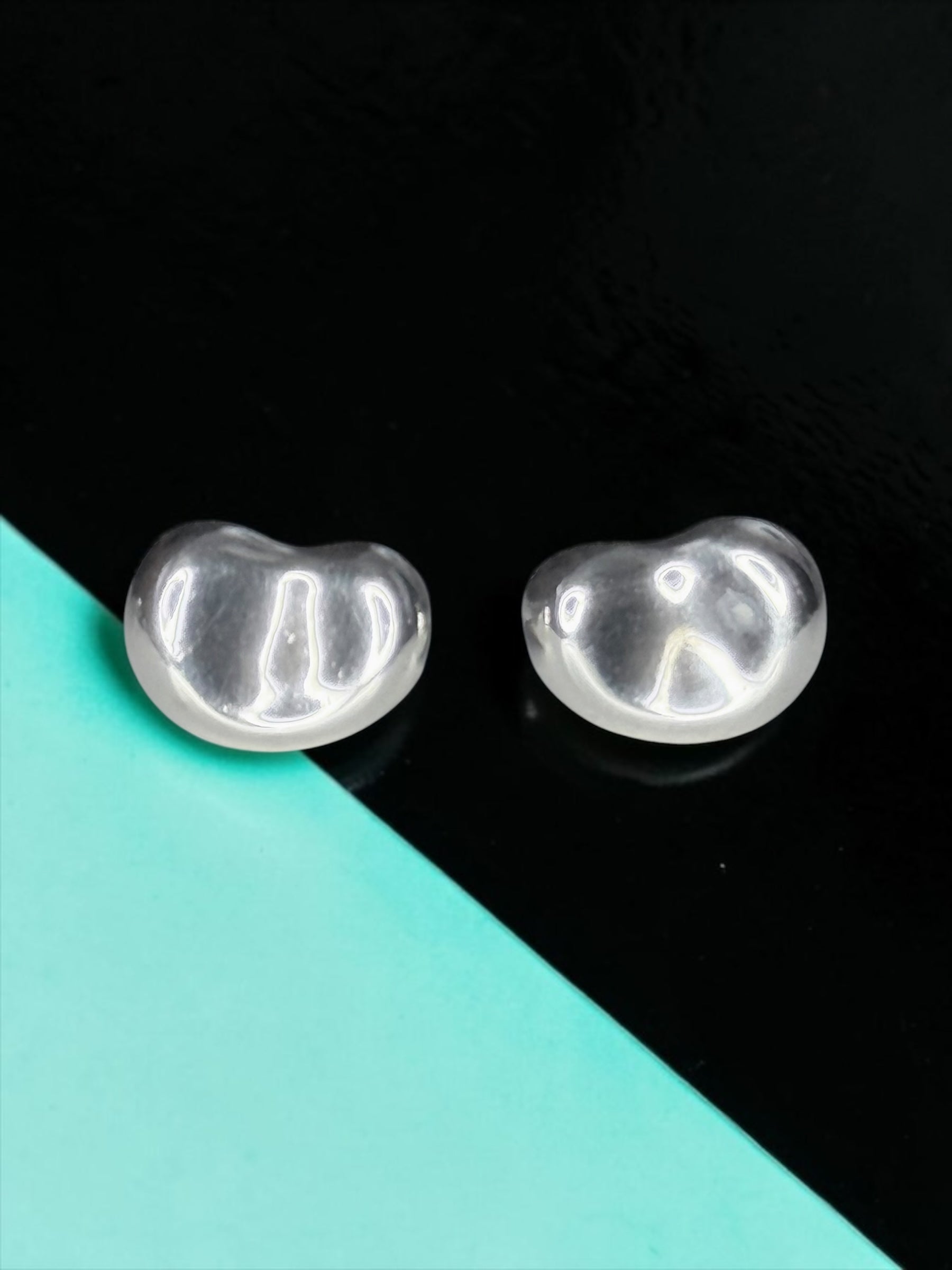 Tiffany & Co Bean Earrings 925 Elsa Peretti