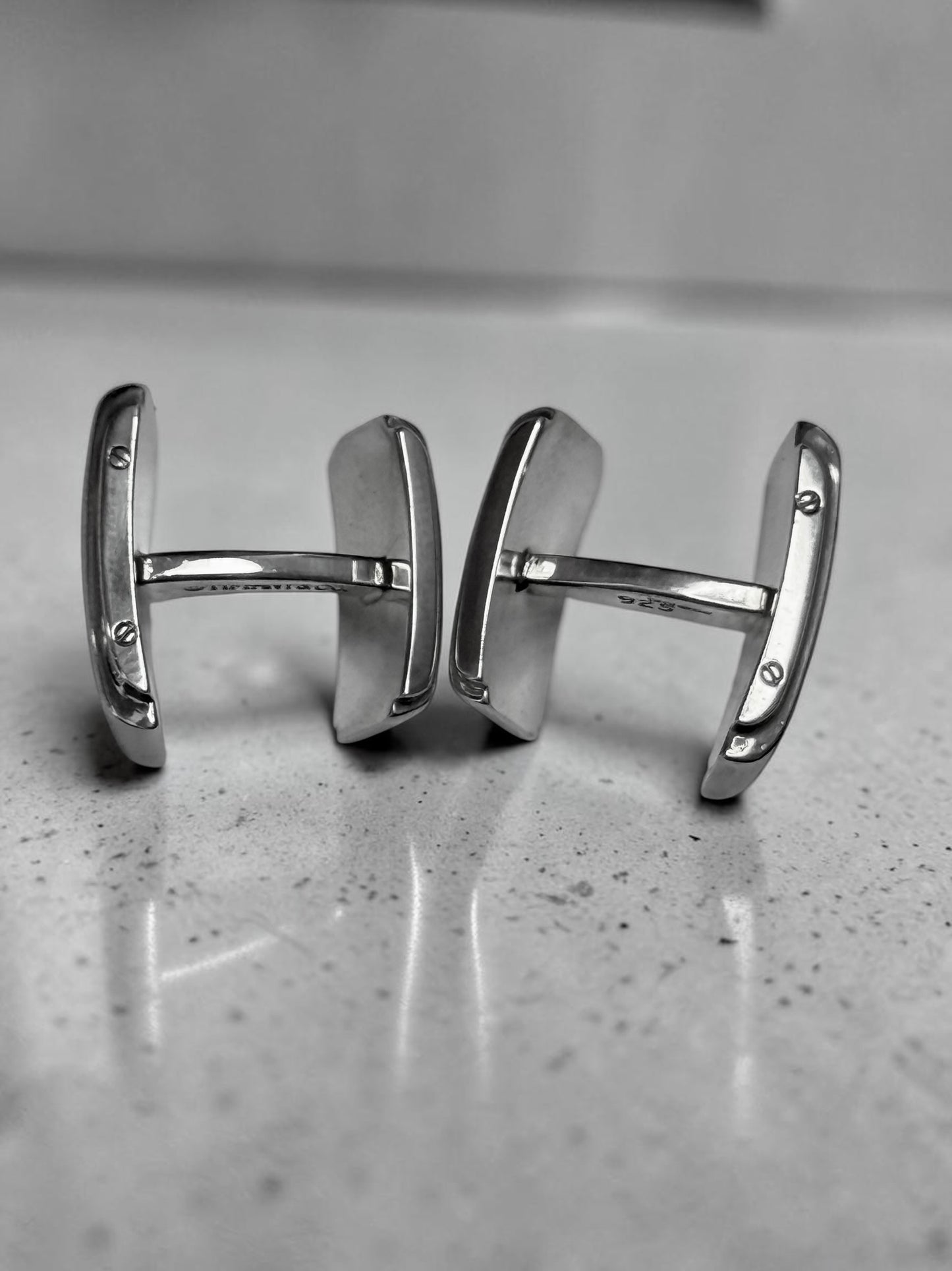 Lovely Gift Tiffany & Co Cufflinks 925 Silver Hallmarked