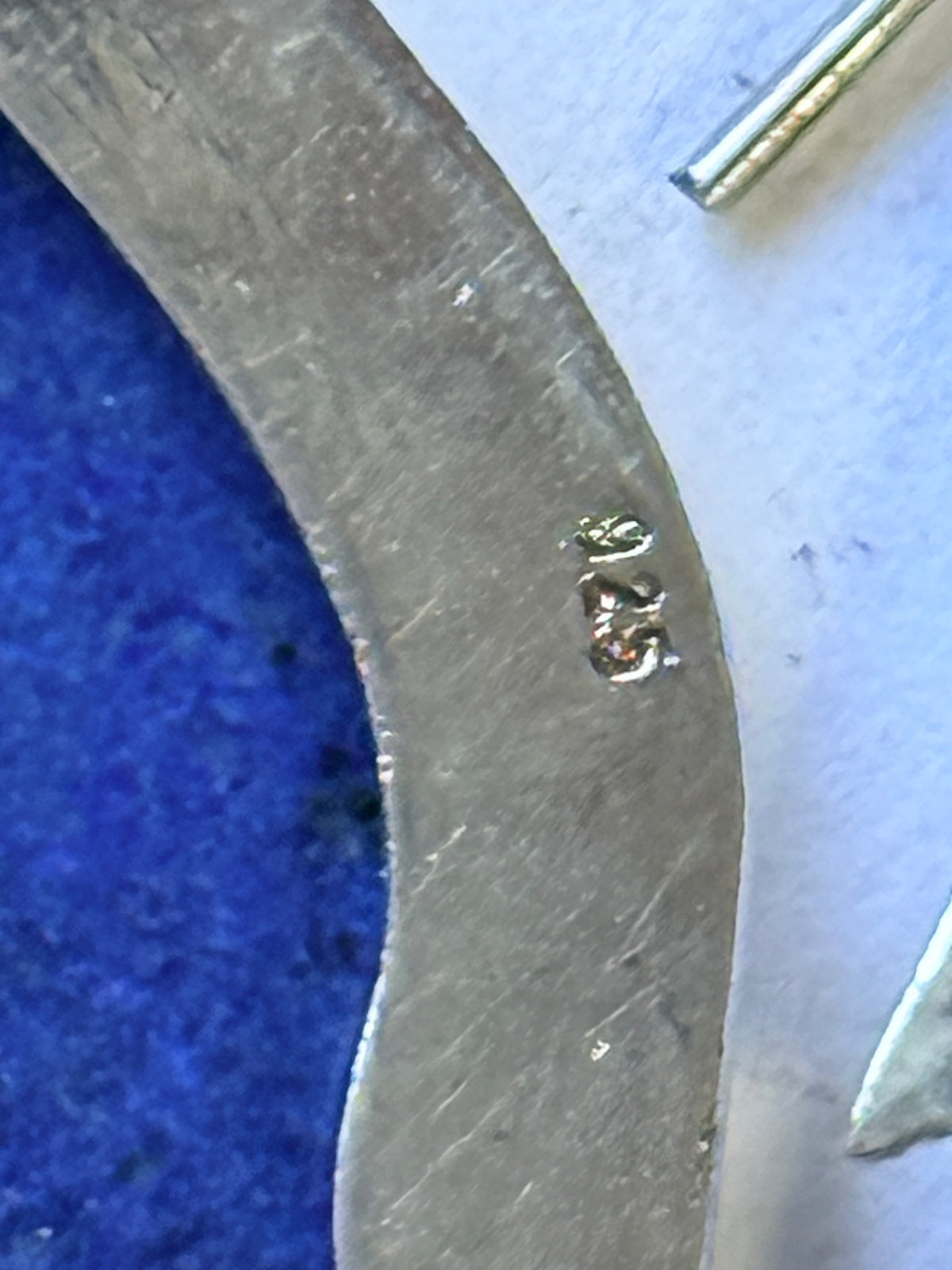 Vintage Lapis Lazuli 925 Silver Drop Earrings
