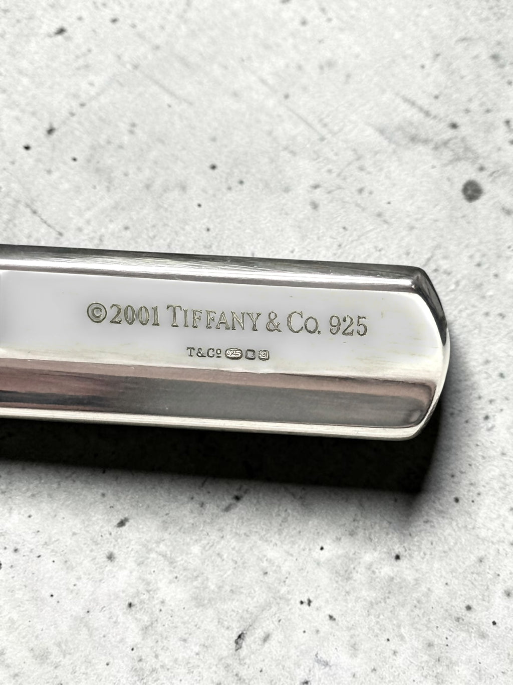Tiffany & Co 1837 Ingot 925 Silver Pendant & Chain