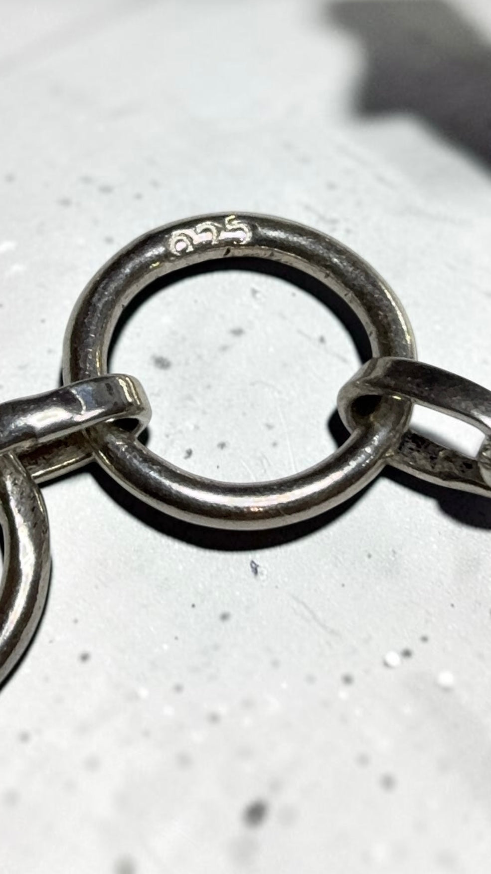 Stunning 925 Silver Vintage Moonstone Panel Bracelet Adjustable 7 1/2" - 8"