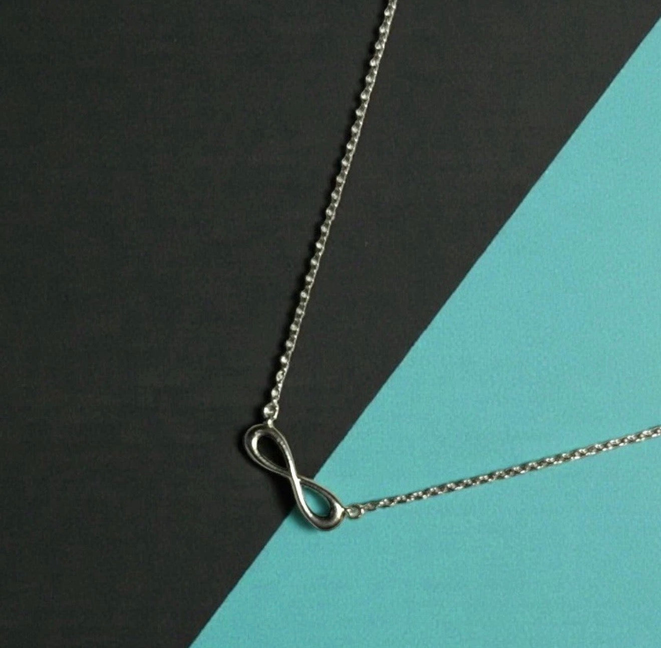 Tiffany & Co Infinity Eternal Pendant Necklace Sterling Silver 925
