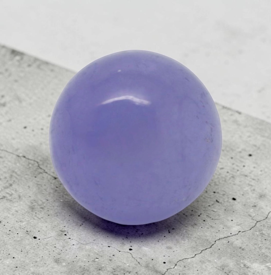 Genuine 4mm Lavender Jade 9ct Gold Earring Studs 1/2 Carat Approx.