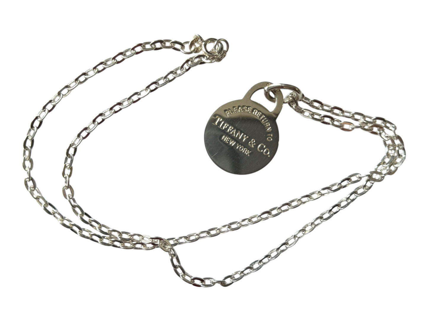 Tiffany & Co Return To Tiffany Pendant & Silver Chain