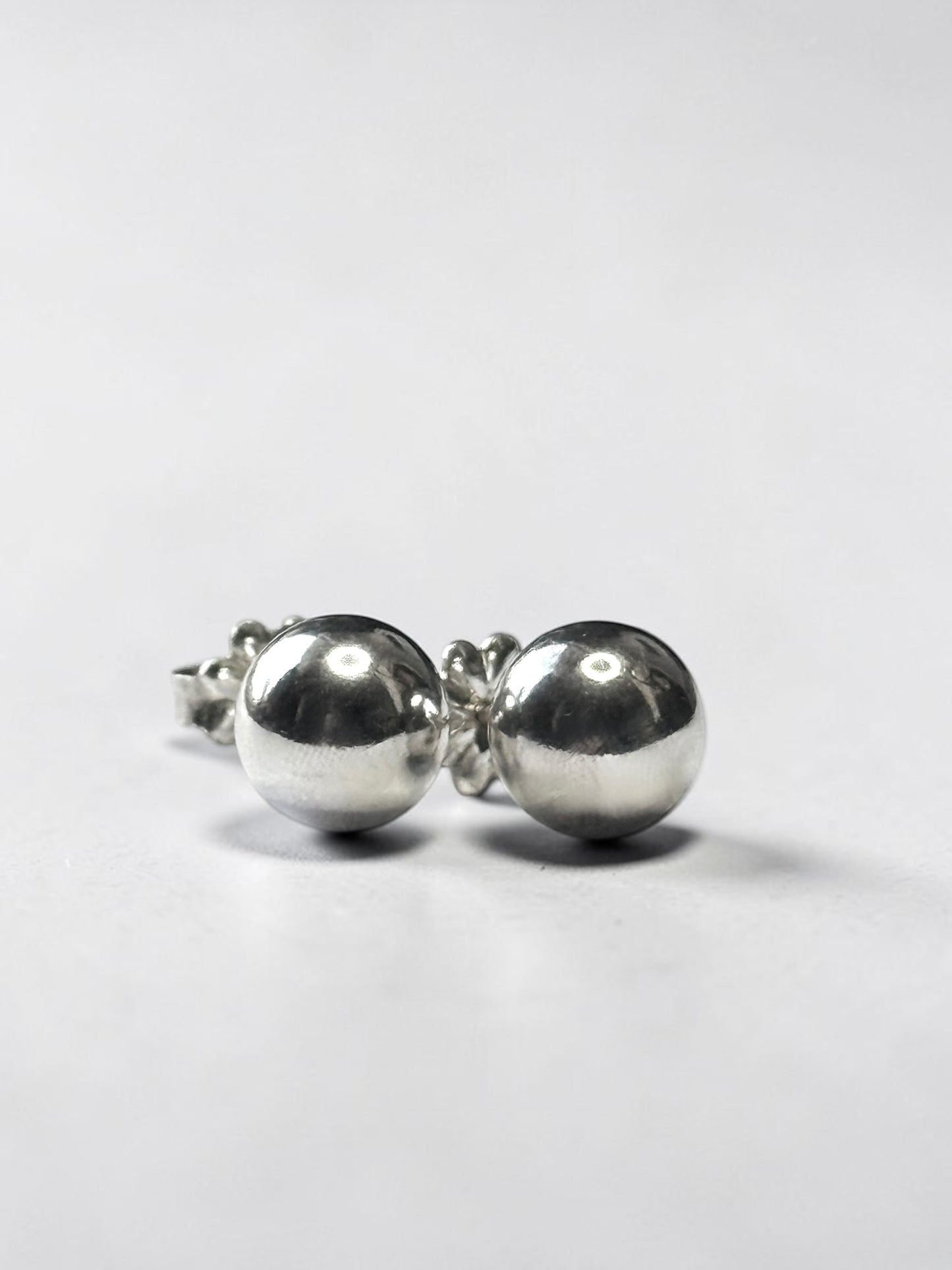 Tiffany and Co Sterling Hardwear 8mm Ball Earrings