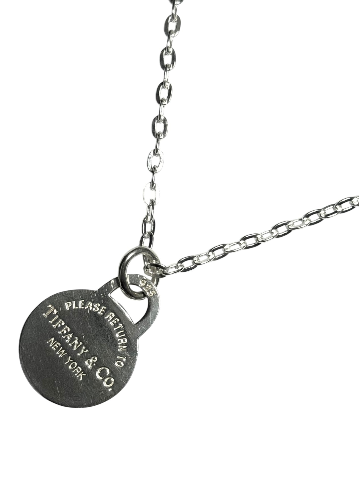 Tiffany & Co Return To Tiffany Pendant & Silver Chain