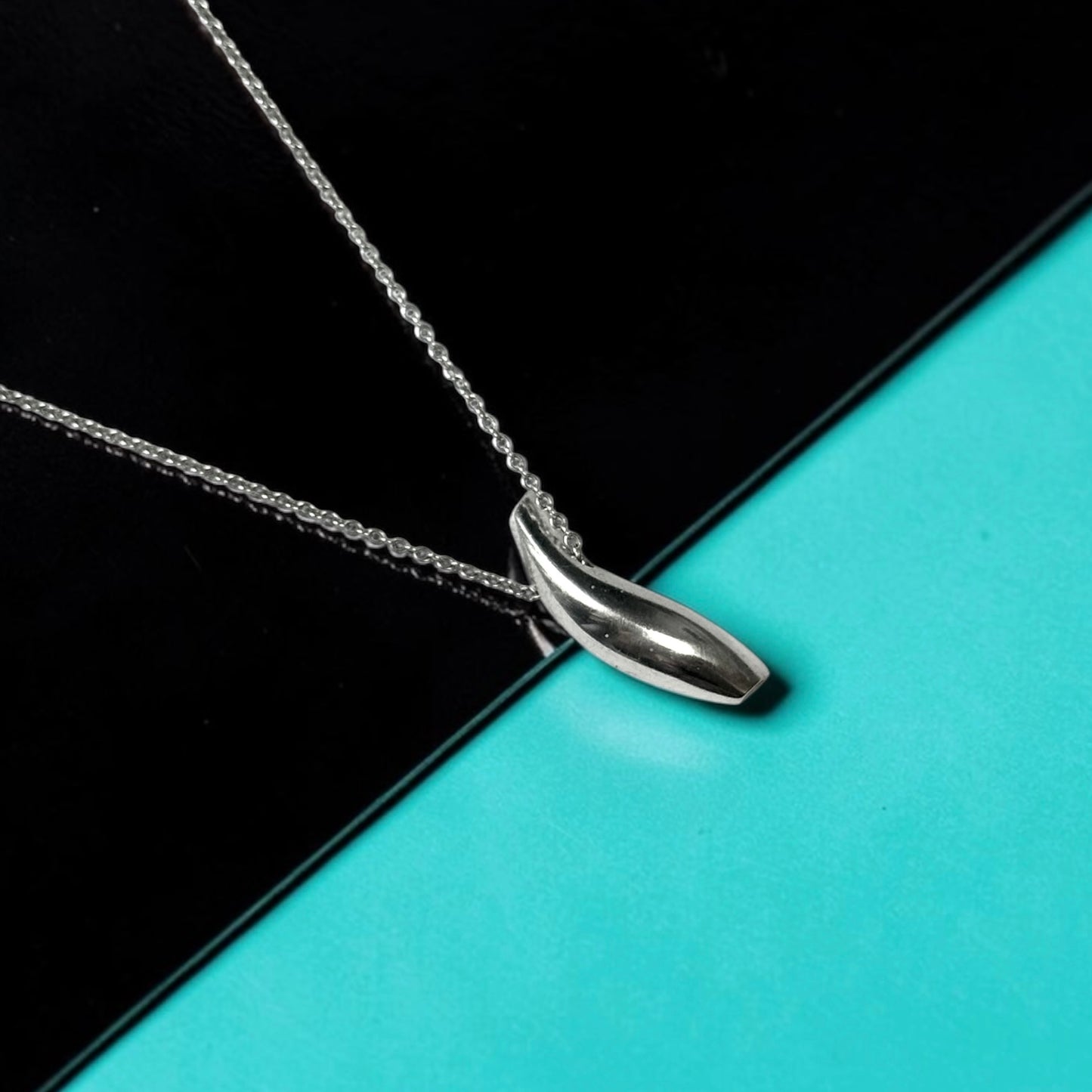 Rare Tiffany & Co Frank Gehry Fish Drop Pendant 925