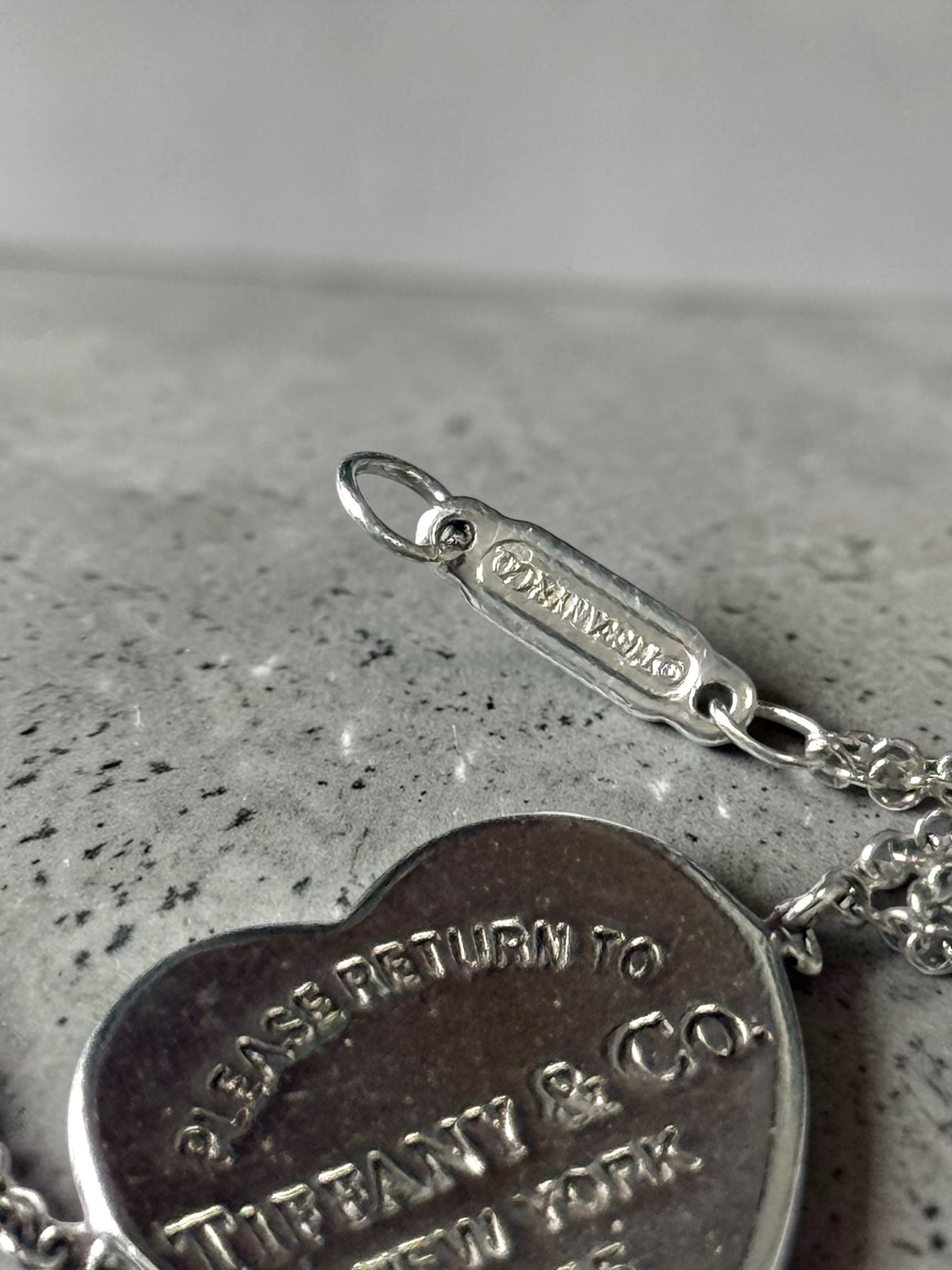Tiffany & Co Return To Tiffany Heart Double Chain 6.5" Bracelet 925 (Copy)