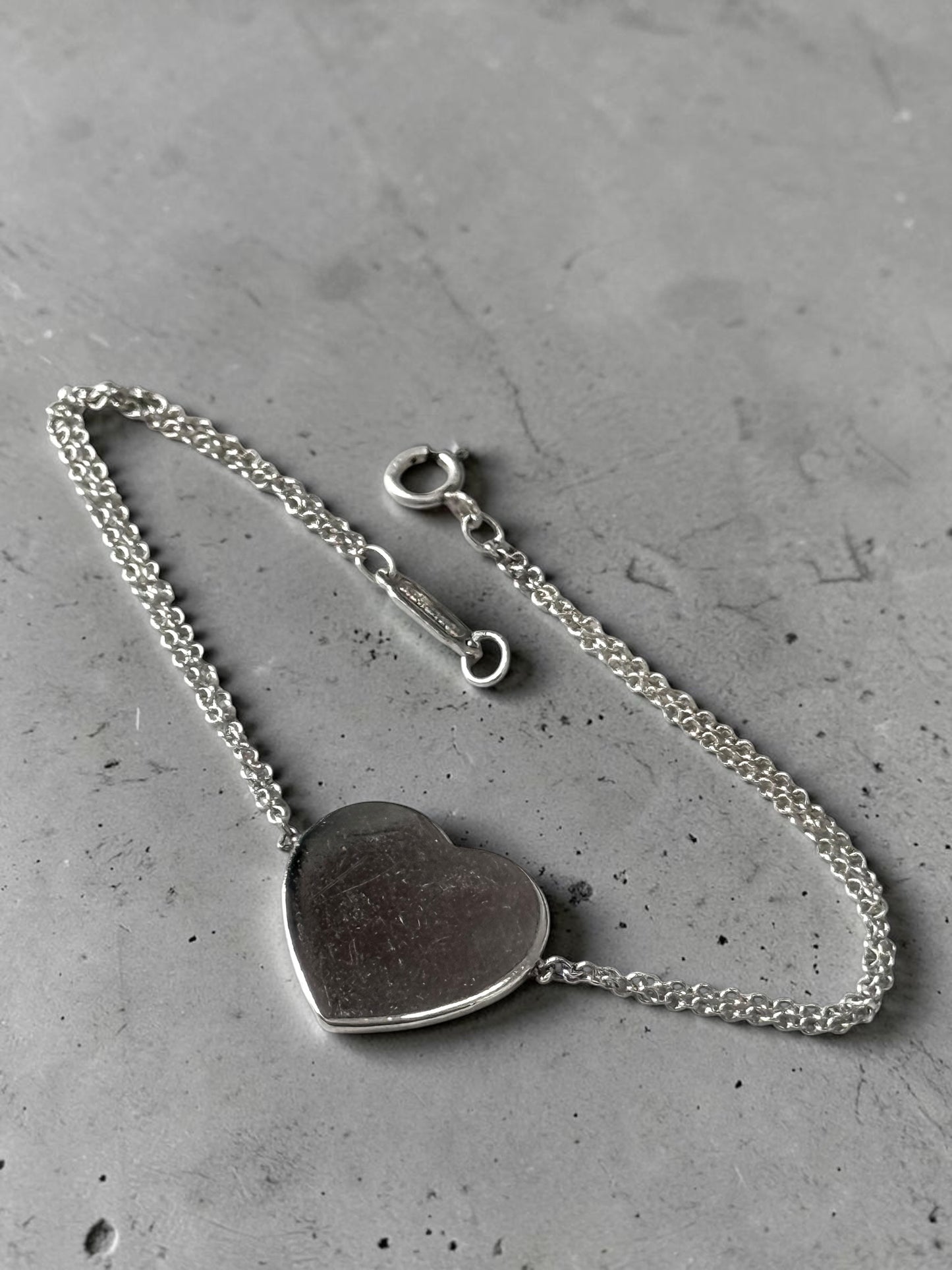 Tiffany & Co Return To Tiffany Heart Double Chain 6.5" Bracelet 925 (Copy)