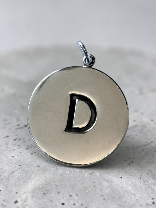 Tiffany & Co Round Initial D Pendant