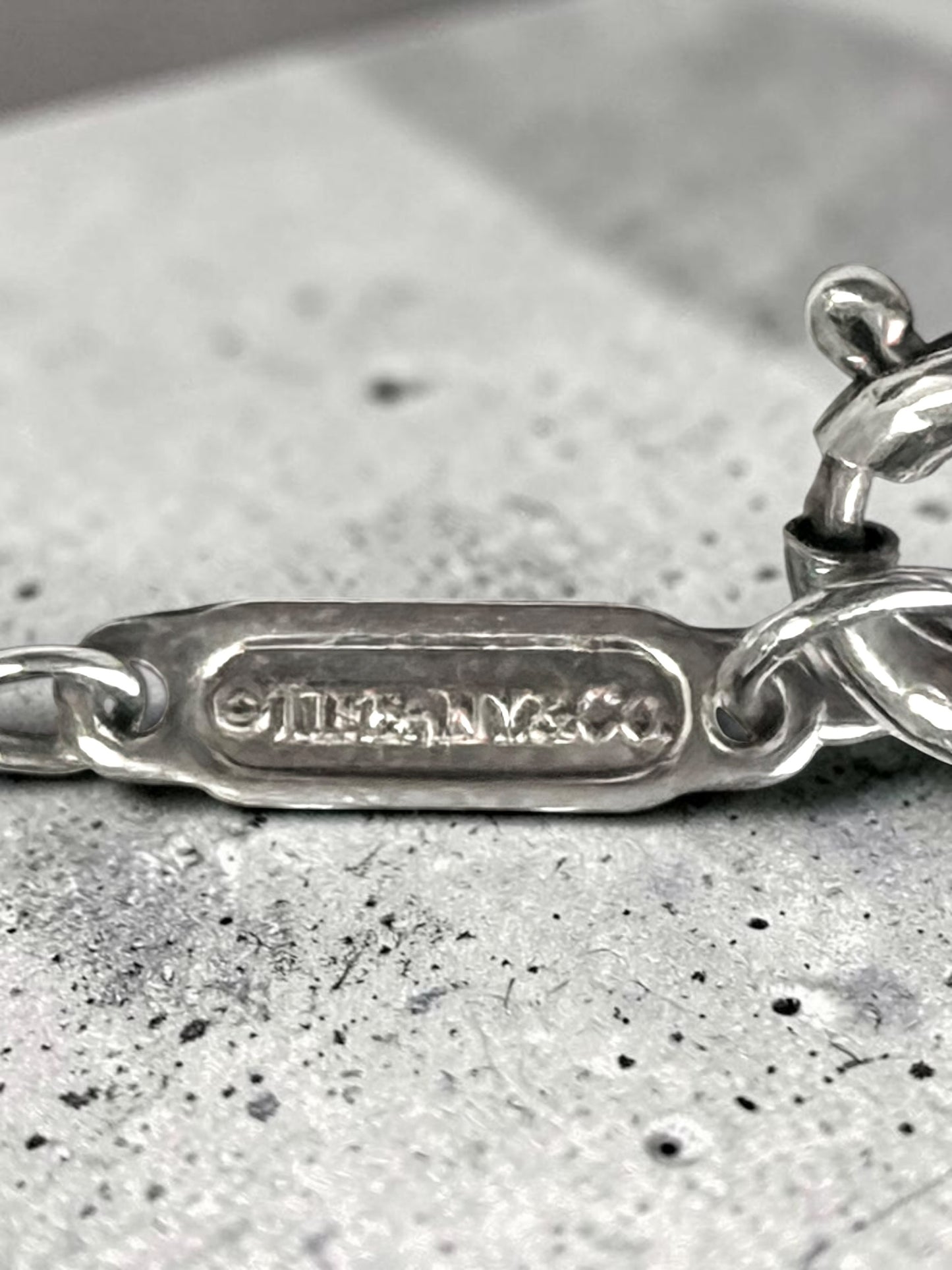 Tiffany & Co Initial S and Tiffany & Co 18" Chain 925 Silver
