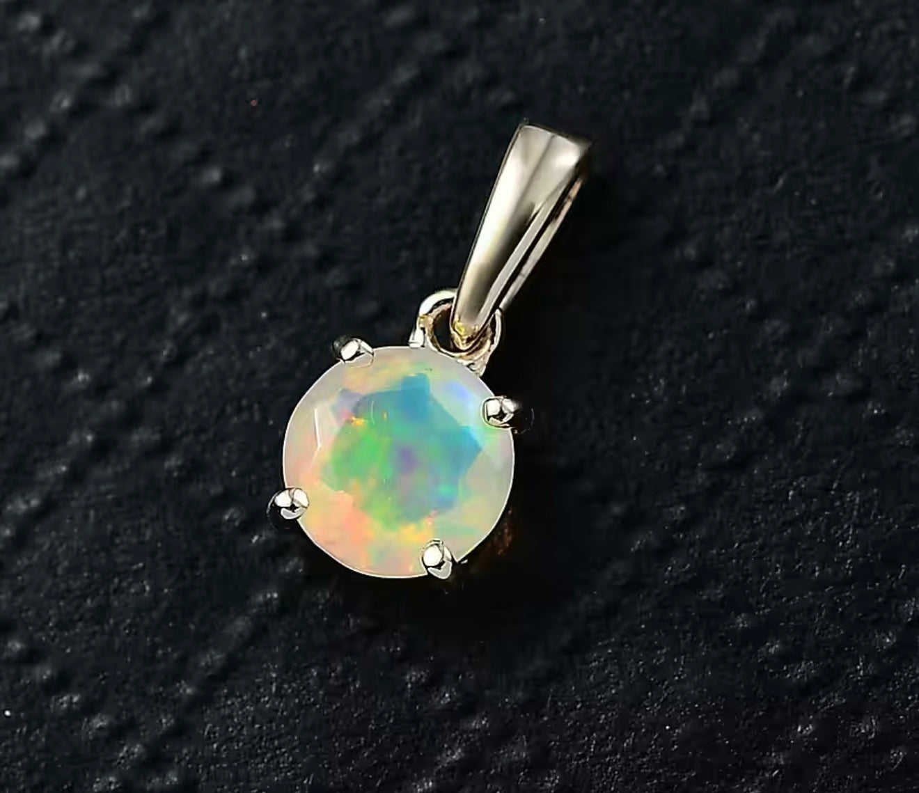 Opal, Ruby & Sapphire 9ct Gold Pendants & Chains