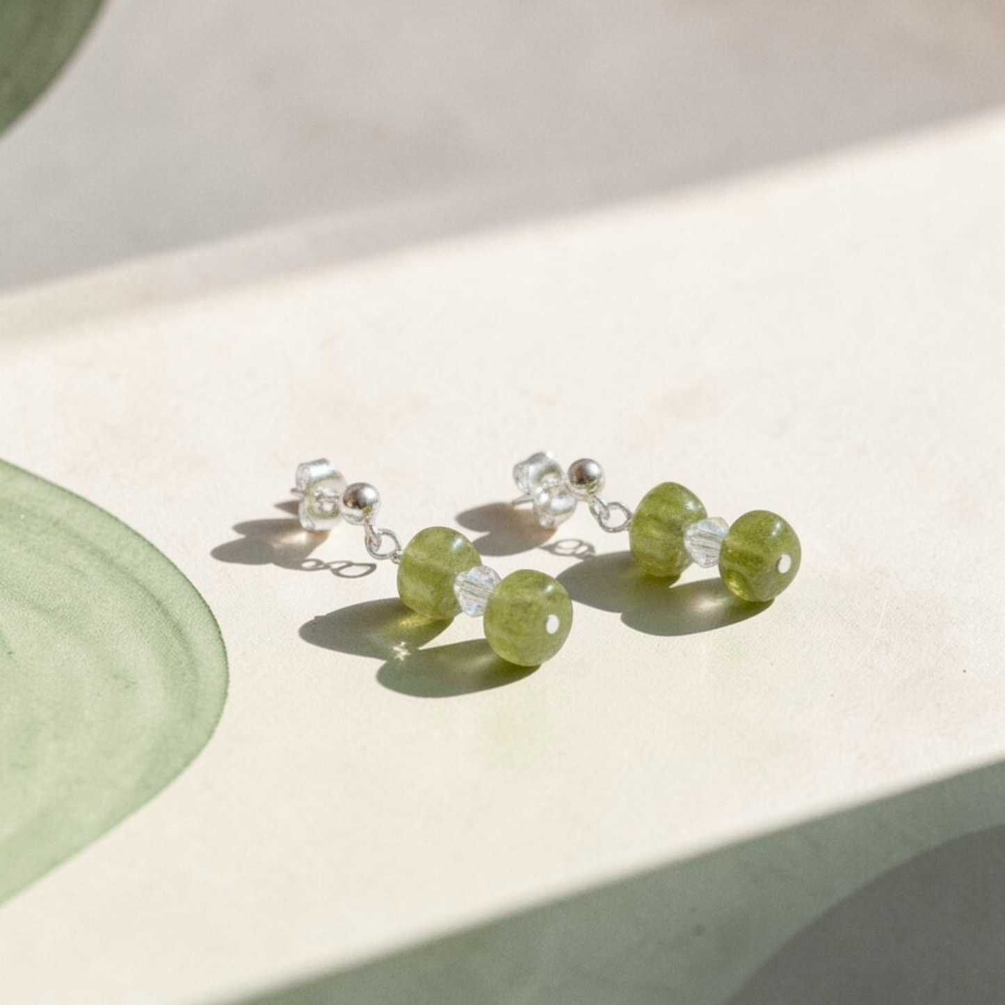 Jade Gemstone Earrings