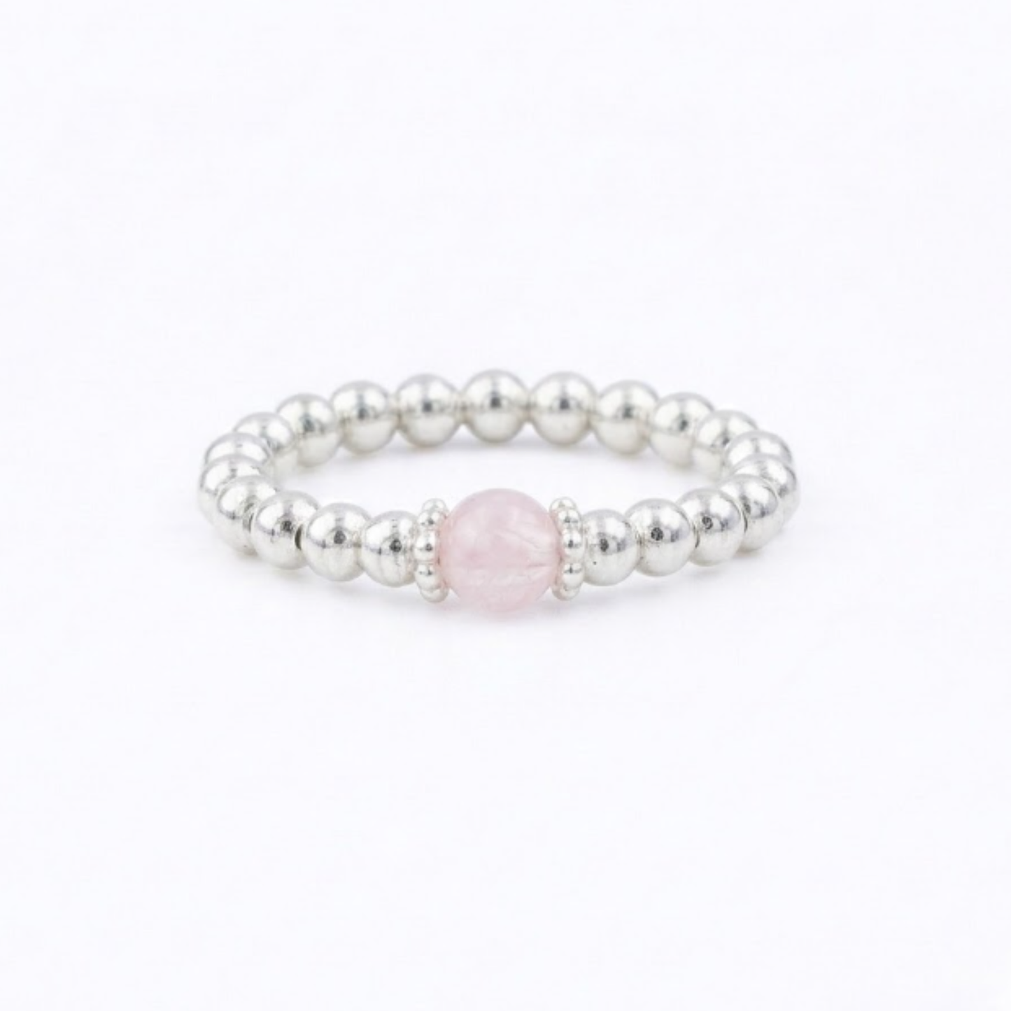 Rose Quartz Gemstone Ring