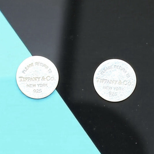 Tiffany & Co 925 Silver Return To Tiffany Earrings Authentic