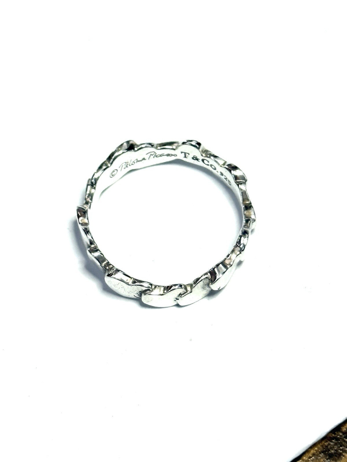 Tiffany & Co Paloma Picasso Heart Crown Band Silver 925