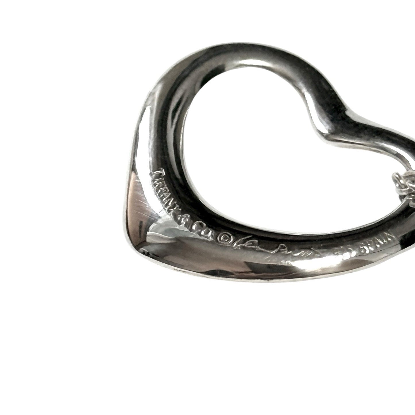 Tiffany & Co Medium 22mm Elsa Peretti Heart & Chain