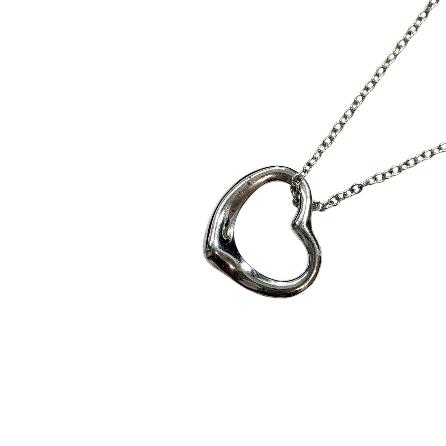 Tiffany & Co Medium 22mm Elsa Peretti Heart & Chain