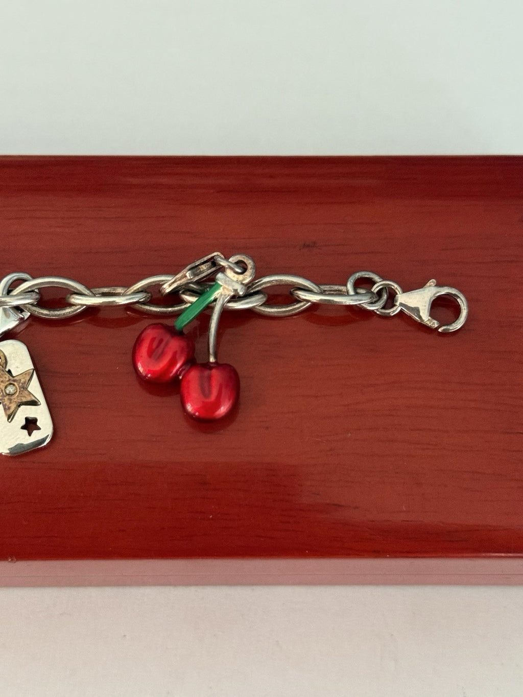 Hot Diamonds 6 Charm Bracelet 925 Silver & Box