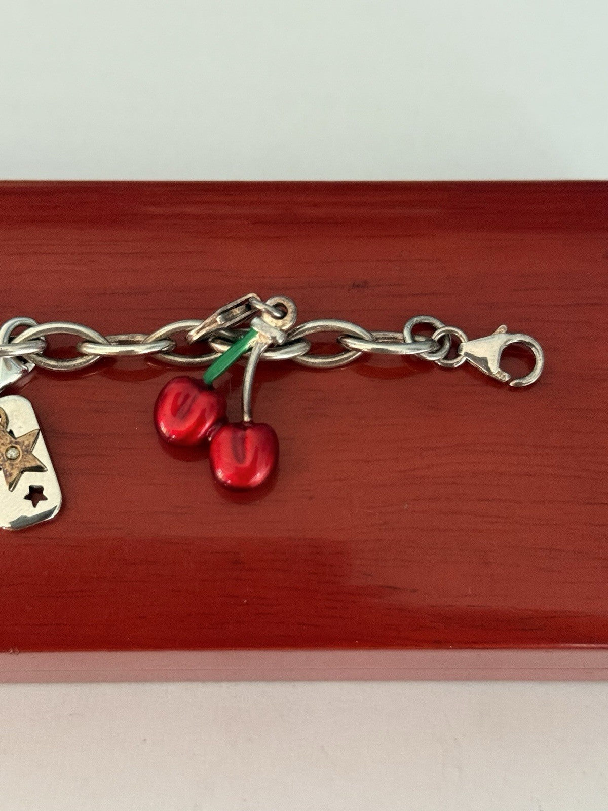 Hot Diamonds 6 Charm Bracelet 925 Silver & Box