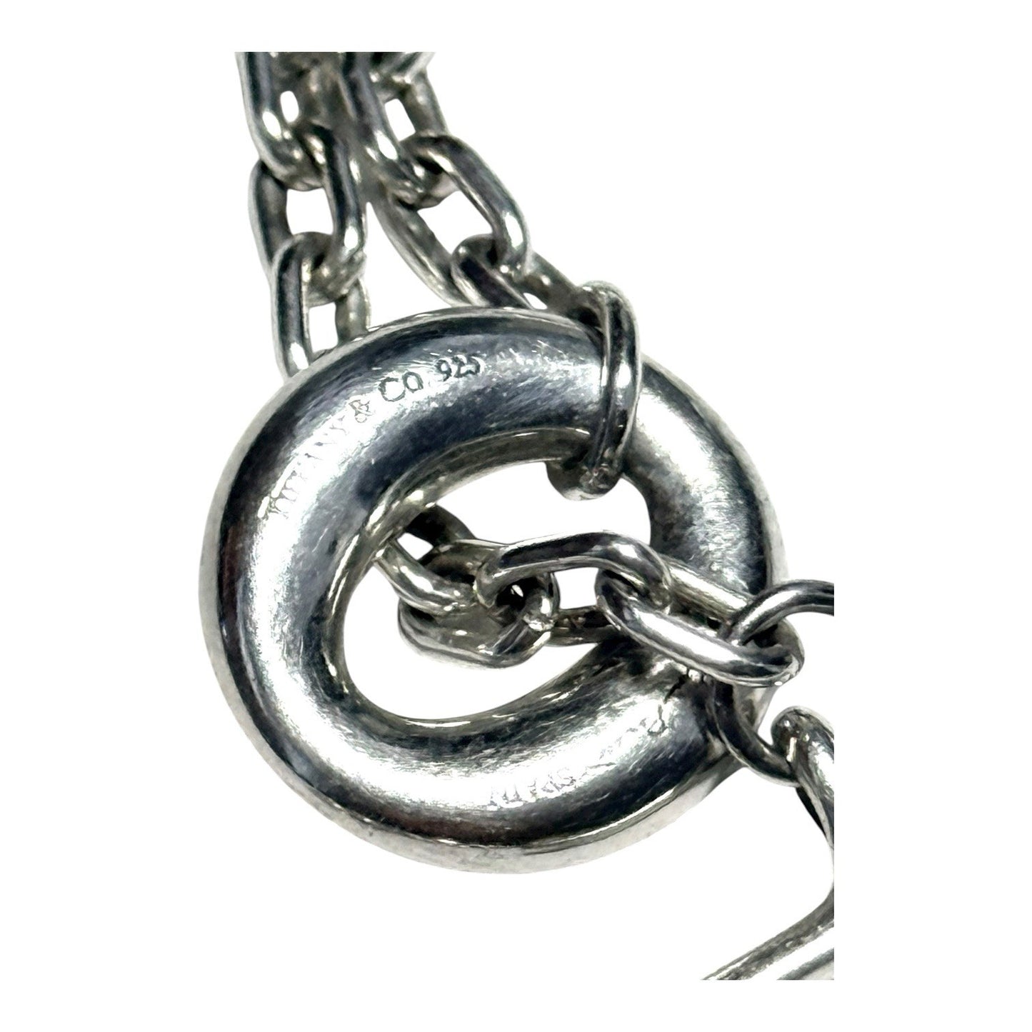 Ultra Rare Tiffany & Co Elsa Peretti Sevillana Toggle Silver 925 Necklace