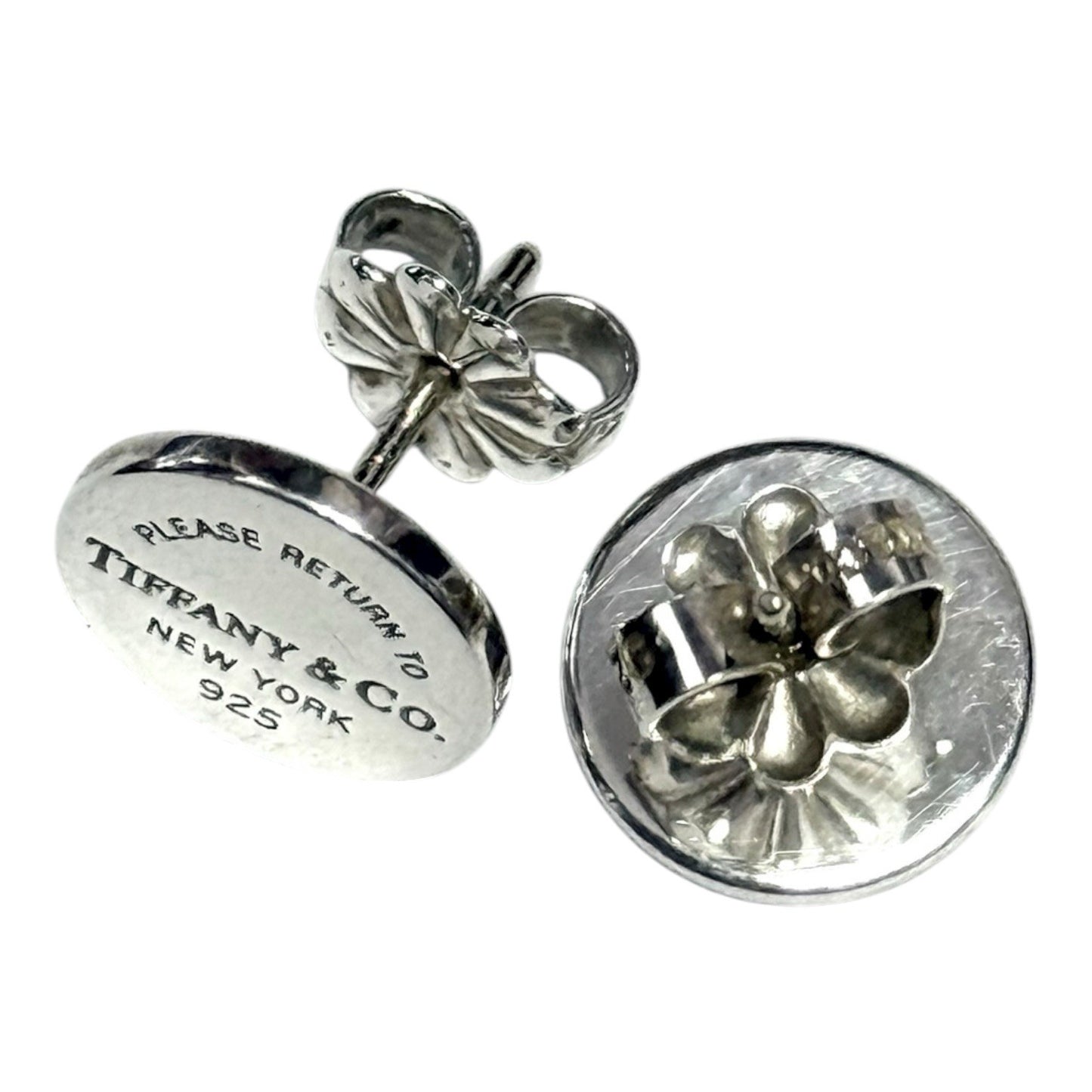 Tiffany & Co 925 Silver Return To Tiffany Earrings Authentic