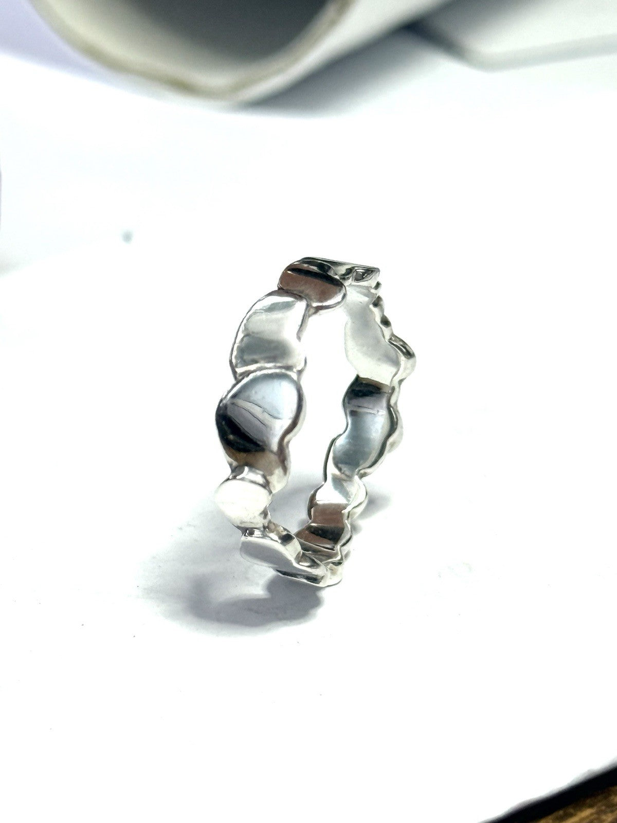 Tiffany & Co Paloma Picasso Heart Crown Band Silver 925