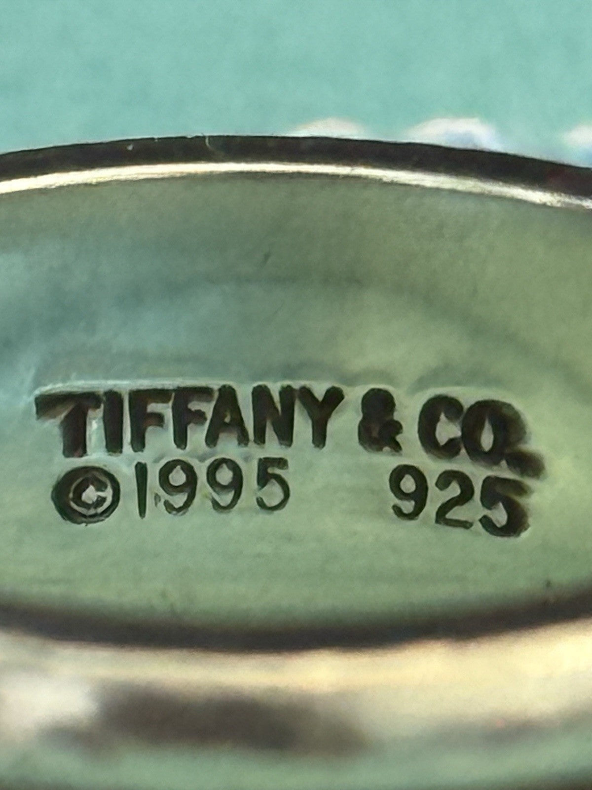 Vintage Tiffany and Co Atlas Groove Ring Size M 1/2