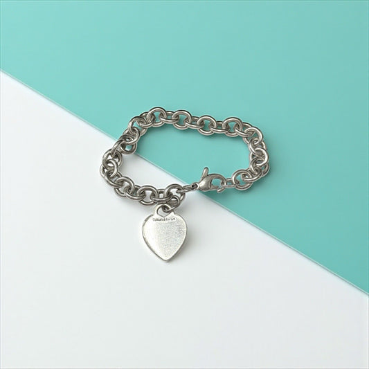 Vintage Tiffany & Co Hallmarked Return To Tiffany Bracelet 8”