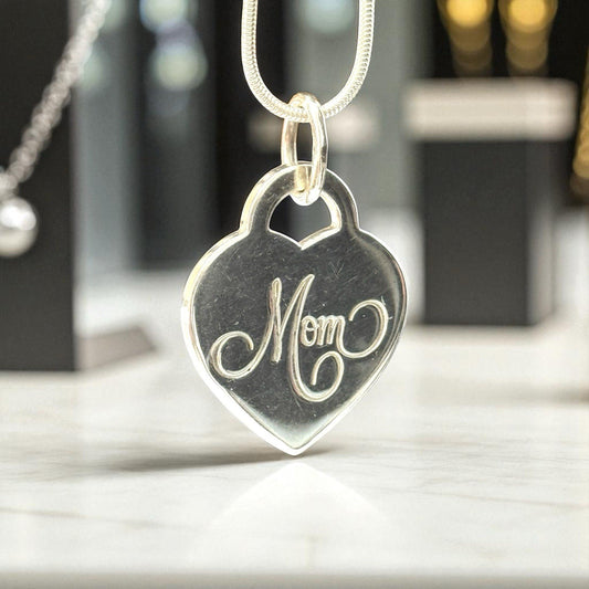 Tiffany & Co Mom Silver Pendant Authentic