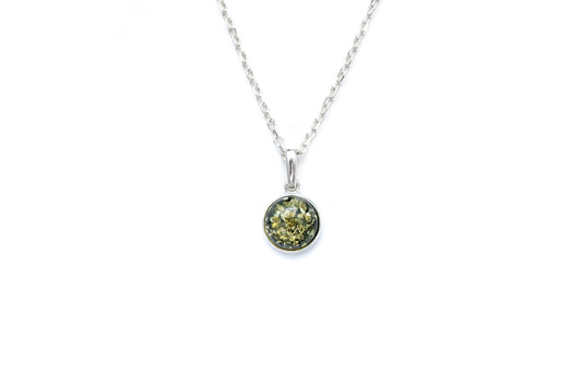 ESSENTIALS Mini Green Amber Pendant